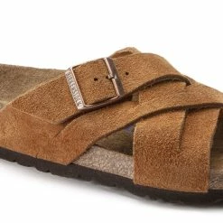 Promo π Birkenstock Lugano Suede Leather Mink β 15 Promo π Birkenstock Lugano Suede Leather Mink β -men-sandals Shop 1020931 detail 1