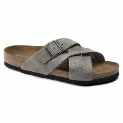Best deal β¨ Birkenstock Lugano Suede Leather Stone Coin π