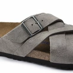 Best deal β¨ Birkenstock Lugano Suede Leather Stone Coin π 15 Best deal β¨ Birkenstock Lugano Suede Leather Stone Coin π -men-sandals Shop 1020932 detail 1