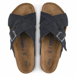 Top 10 🎁 Birkenstock Lugano Suede Leather Midnight 👍 -men-sandals Shop 1020935 top