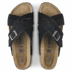 Top 10 🎁 Birkenstock Lugano Suede Leather Midnight 👍 -men-sandals Shop 1020936 top