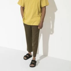 Wholesale 🎉 Birkenstock Arizona Shearling Suede Leather Black ⭐ -men-sandals Shop 1021045 f look m