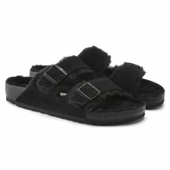Wholesale 🎉 Birkenstock Arizona Shearling Suede Leather Black ⭐ -men-sandals Shop 1021045 pair