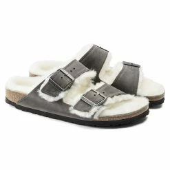 Discount β Birkenstock Arizona Shearling Oiled Leather Iron π₯° 17 Discount β Birkenstock Arizona Shearling Oiled Leather Iron π₯° -men-sandals Shop 1021067 pair