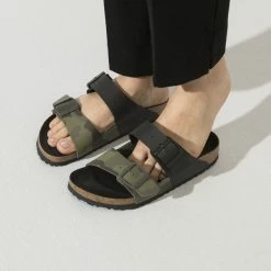 New 😀 Birkenstock Arizona Split Birko-Flor Black/Desert Soil Camo Green Black/Desert Soil Camo Green 🔥 -men-sandals Shop 1021131 detail 8