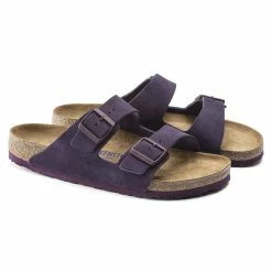 Best deal ⭐ Birkenstock Arizona Suede Leather Wine 💯 -men-sandals Shop 1021195 pair