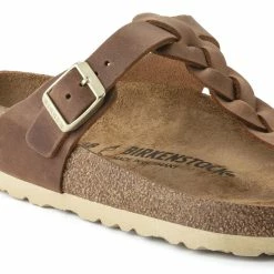 Brand new ✨ Birkenstock Gizeh Oiled Leather Cognac ✔️ -men-sandals Shop 1021355 detail 1