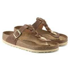Brand new ✨ Birkenstock Gizeh Oiled Leather Cognac ✔️ -men-sandals Shop 1021355 pair
