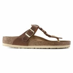 Brand new ✨ Birkenstock Gizeh Oiled Leather Cognac ✔️ -men-sandals Shop 1021355 side