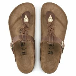 Brand new ✨ Birkenstock Gizeh Oiled Leather Cognac ✔️ -men-sandals Shop 1021355 top