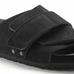 Brand new ⌛ Birkenstock Kyoto Suede Leather Black 💯 -men-sandals Shop 1022306 detail 1