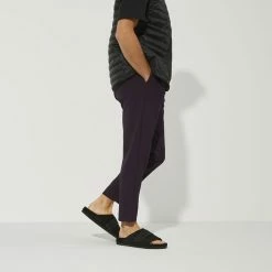 Brand new ⌛ Birkenstock Kyoto Suede Leather Black 💯 -men-sandals Shop 1022306 f look m