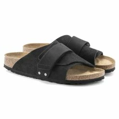 Cheap 😍 Birkenstock Kyoto Nubuck/Suede Leather Black 🛒 -men-sandals Shop 1022350 pair