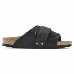 Cheap 😍 Birkenstock Kyoto Nubuck/Suede Leather Black 🛒 -men-sandals Shop 1022350 side