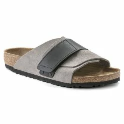 New β€οΈ Birkenstock Kyoto Nubuck Leather Stone Coin β