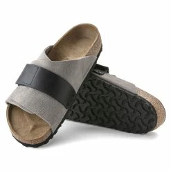 New ❤️ Birkenstock Kyoto Nubuck Leather Stone Coin ⌛ 14 New ❤️ Birkenstock Kyoto Nubuck Leather Stone Coin ⌛ -men-sandals Shop 1022352 sole