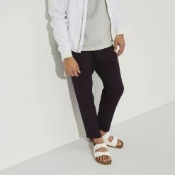 Best reviews of 👍 Birkenstock Arizona Birko-Flor Nubuck White 👏 -men-sandals Shop 1022376 f look m