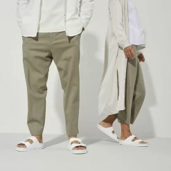 Promo 💯 Birkenstock Arizona Natural Leather White 🛒 -men-sandals Shop 1022414 detail 7