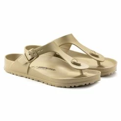 Hot Sale 🎉 Birkenstock Gizeh Essentials EVA Glamour Gold 🌟 -men-sandals Shop 1022423 pair