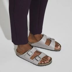 Deals 🤩 Birkenstock Arizona Natural Leather Stone Coin 🔥 -men-sandals Shop 1022443 f closeup m