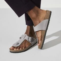 Cheapest 💯 Birkenstock Medina Natural Leather Stone Coin Stone Coin 🔥 -men-sandals Shop 1022458 f closeup m