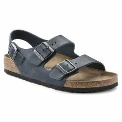Best Sale π― Birkenstock Milano BS Natural Leather Midnight βοΈ