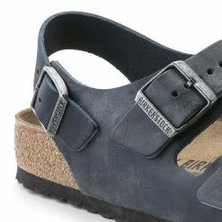 Best Sale 💯 Birkenstock Milano BS Natural Leather Midnight ✔️ -men-sandals Shop 1022481 detail 1