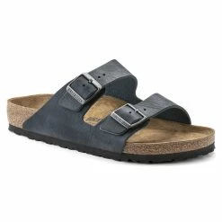 Coupon 🥰 Birkenstock Arizona Natural Leather Midnight Midnight 🎁