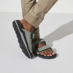 New 💯 Birkenstock Atacama Birko-Flor Futura Khaki ⭐ 12 New 💯 Birkenstock Atacama Birko-Flor Futura Khaki ⭐ -men-sandals Shop 1022616 f closeup m
