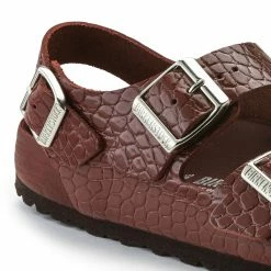 Best Pirce 😍 Birkenstock Milano Embossed Natural Leather Chocolate 🧨 -men-sandals Shop 1022691 detail 1
