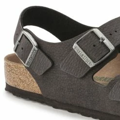 Budget ✔️ Birkenstock Milano Micro Fibre Desert Dust Black 😀 -men-sandals Shop 1023035 detail 1