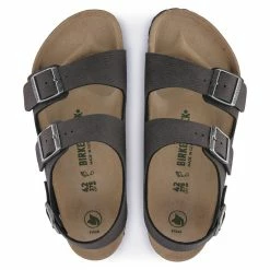 Budget ✔️ Birkenstock Milano Micro Fibre Desert Dust Black 😀 -men-sandals Shop 1023035 top