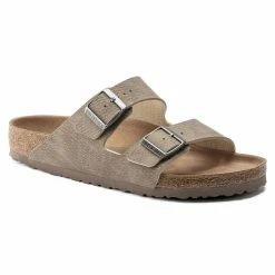Brand new π₯ Birkenstock Arizona Microfibre Desert Dust Gray Taupe π§¨