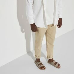 Brand new 🔥 Birkenstock Arizona Microfibre Desert Dust Gray Taupe 🧨 -men-sandals Shop 1023036 f look m