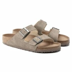 Brand new 🔥 Birkenstock Arizona Microfibre Desert Dust Gray Taupe 🧨 -men-sandals Shop 1023036 pair