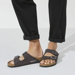 Promo π₯° Birkenstock Arizona Microfibre Desert Dust Black π 12 Promo π₯° Birkenstock Arizona Microfibre Desert Dust Black π -men-sandals Shop 1023042 f closeup m