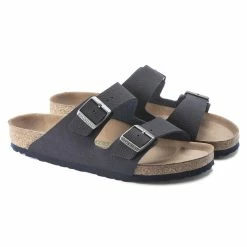 Cheapest 🛒 Birkenstock Arizona Microfibre Desert Dust Indigo Blue ⭐ -men-sandals Shop 1023116 pair