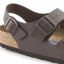 Buy 🔥 Birkenstock Milano BS Birko-Flor Chocolate 🤩 -men-sandals Shop 1023136 detail 1