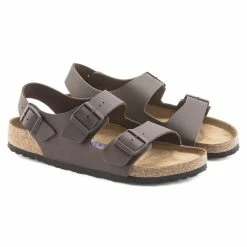 Buy 🔥 Birkenstock Milano BS Birko-Flor Chocolate 🤩 -men-sandals Shop 1023136 pair