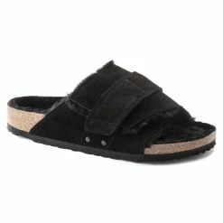 Cheap 👏 Birkenstock Kyoto Suede Leather Black 😀