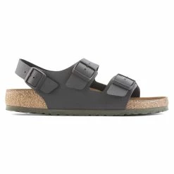 Brand new 😉 Birkenstock Milano BS Birko-Flor Desert Soil Black ❤️ -men-sandals Shop 1023210 side