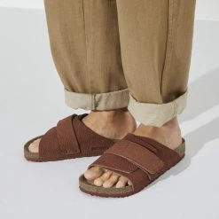 Wholesale π₯ Birkenstock Kyoto Nubuck Leather Desert Buck Burnt Clay 𧨠13 Wholesale π₯ Birkenstock Kyoto Nubuck Leather Desert Buck Burnt Clay 𧨠-men-sandals Shop 1023418 f closeup m