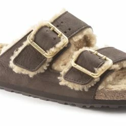 Deals 🤩 Birkenstock Arizona Nubuck Leather Espresso 🔔 -men-sandals Shop 1023579 detail 1