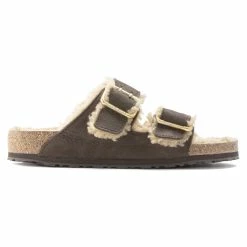 Deals 🤩 Birkenstock Arizona Nubuck Leather Espresso 🔔 -men-sandals Shop 1023579 side