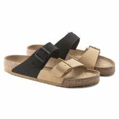 Coupon 🧨 Birkenstock Arizona Split Birko-Flor Nubuck Cork Brown 😉 -men-sandals Shop 1023584 pair