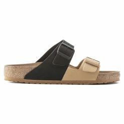 Coupon 🧨 Birkenstock Arizona Split Birko-Flor Nubuck Cork Brown 😉 -men-sandals Shop 1023584 side