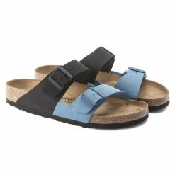 New ✨ Birkenstock Arizona Split Birko-Flor Nubuck Sapphire 🎁 -men-sandals Shop 1023613 pair