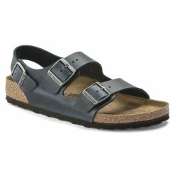 Promo π Birkenstock Milano Oiled Leather Insignia Blue β¨