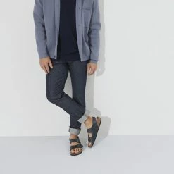 Promo π Birkenstock Milano Oiled Leather Insignia Blue β¨ 10 Promo π Birkenstock Milano Oiled Leather Insignia Blue β¨ -men-sandals Shop 1023924 f look m