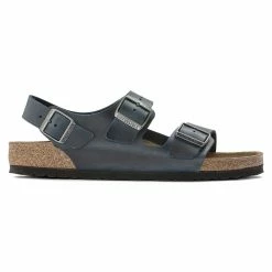 Promo π Birkenstock Milano Oiled Leather Insignia Blue β¨ 14 Promo π Birkenstock Milano Oiled Leather Insignia Blue β¨ -men-sandals Shop 1023924 side